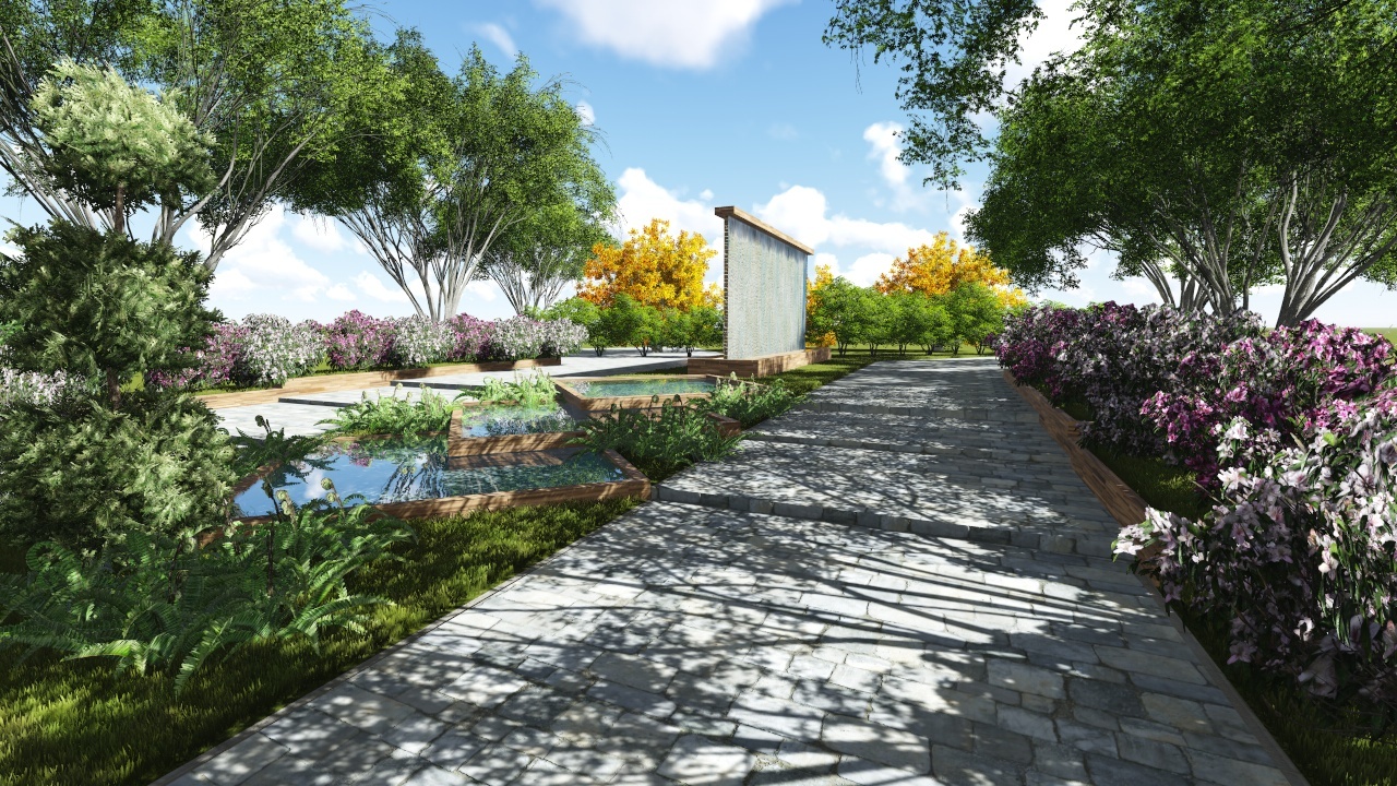 景观节点效果图|空间|景观设计|TkSimniDa 