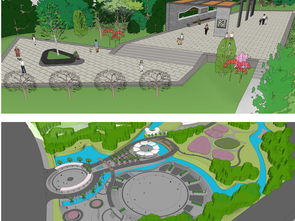 公园广场绿化景观设计素材 植物景观模型大全 18537148