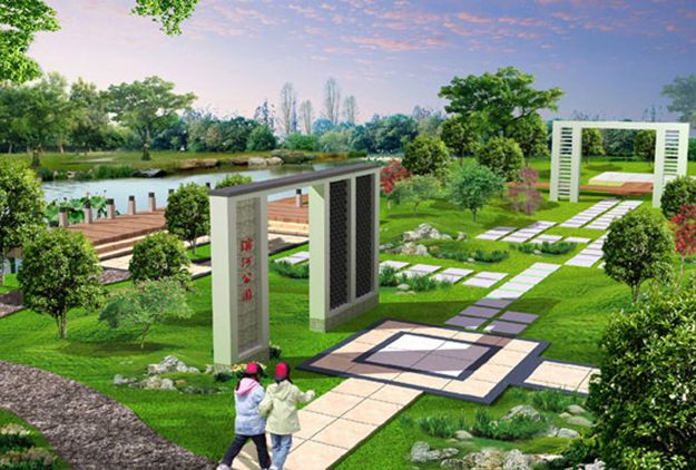 校园文化广场设计-中学校园文化景观设计-.