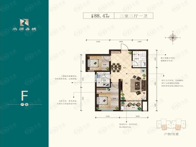 莲池水源鑫城在售中 起价约8500元/㎡