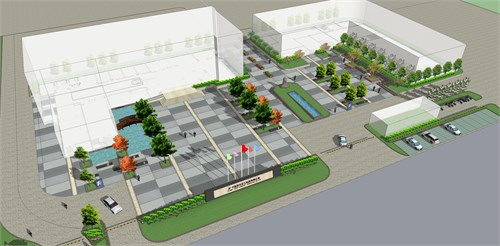 宁波巨化化工厂区 融合功能与美学的景观设计与标志系统