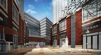 精品海派英伦商业建筑及沿街商业景观设计SU模型高清效果图解析